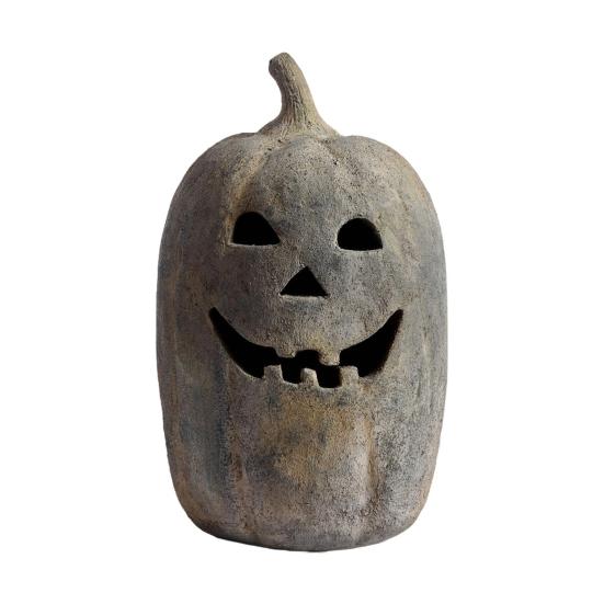 Pumpkin Halloween Decoration Hand-Carved Classic Jack Lantern Fall Decor Farmhouse Table Porch Indoor Ornament