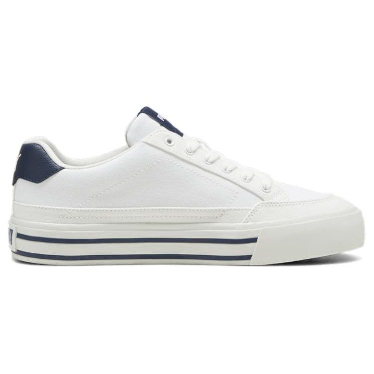 Puma Court Classic Low Top Sneakers Unisex Sneakers White Blue 396353-04