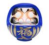 Takasaki Daruma Size Goal Figurine/Object, Blue, 3, 12x11x15cm, Achievement, HKDM-3-BL-9