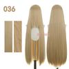 Синтетические парики Bubuwig, 100 см, длинные, прямые, однотонные, для косплея, более 100 цветов, черный, белый, красный, синий, коричневый, термостойкие