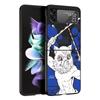 Японское аниме для Samsung Galaxy Z Flip 3 Zflip3 Z Flip 4 5g Zflip Kurama Demon Slayer, черные противоударные чехлы, чехол, чехол