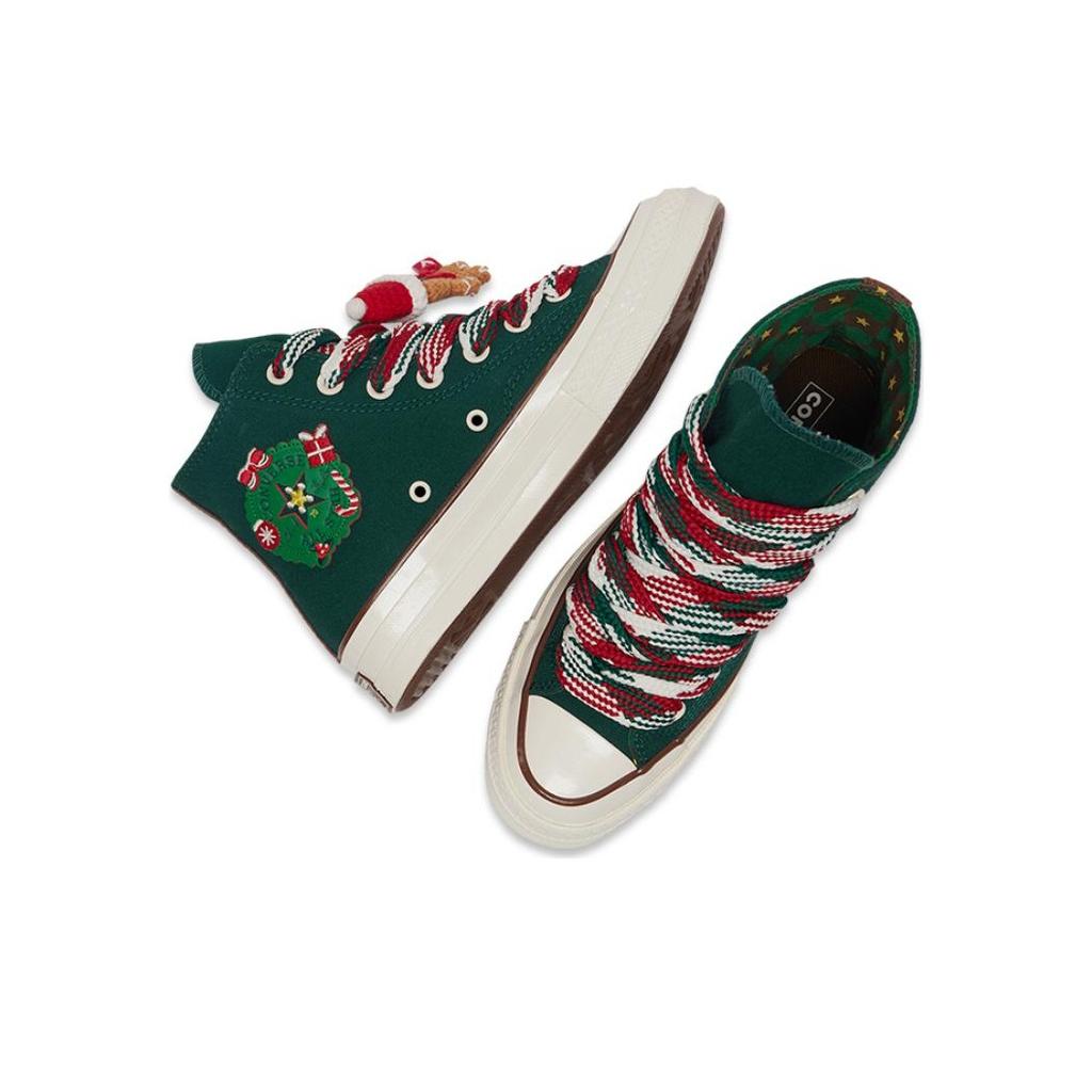 Converse Носки Chuck 70 High X-Mas Gingerbread & Knit - Midnight Clover мужские кроссовки Green Egret Bear-Nap A12455C
