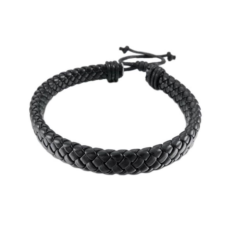 PU кожа манжета веревка простой регулируемый модный многоцветный 1шт мужской браслет унисекс ручной работы браслет уникальный