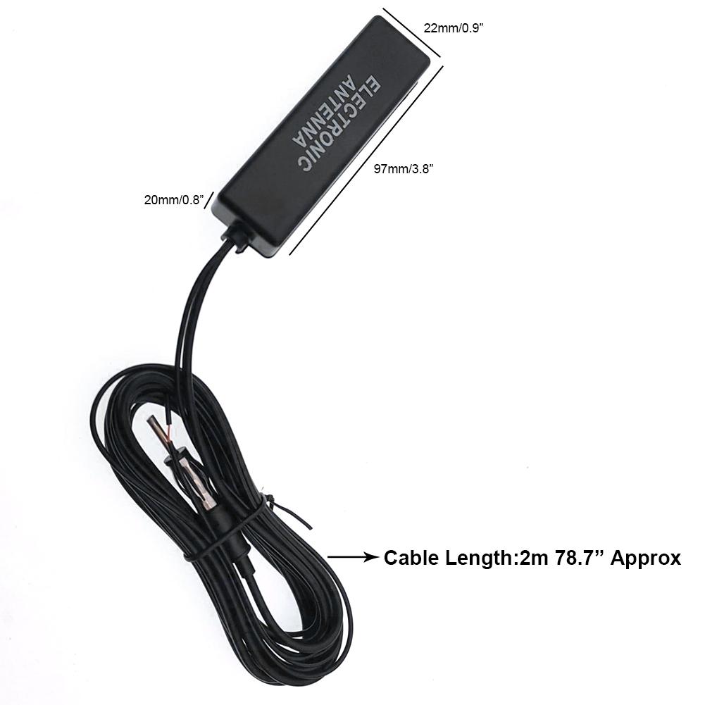 12 В универсальная антенна с усилением для автомобиля, грузовика, лодки, мотоцикла