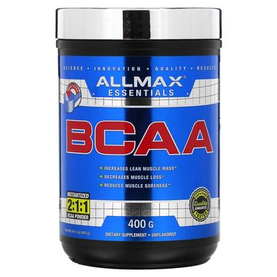 ALLMAX, Основные питательные вещества, BCAA, Без вкуса, 14,11 унции (400 г)