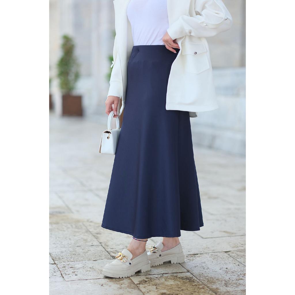 Юбка-дайв с эластичной резинкой на талии, черная