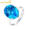 Classic Copper Alloy Zircon Ring Ladies Jewelry Wedding Promise Party Gift Open