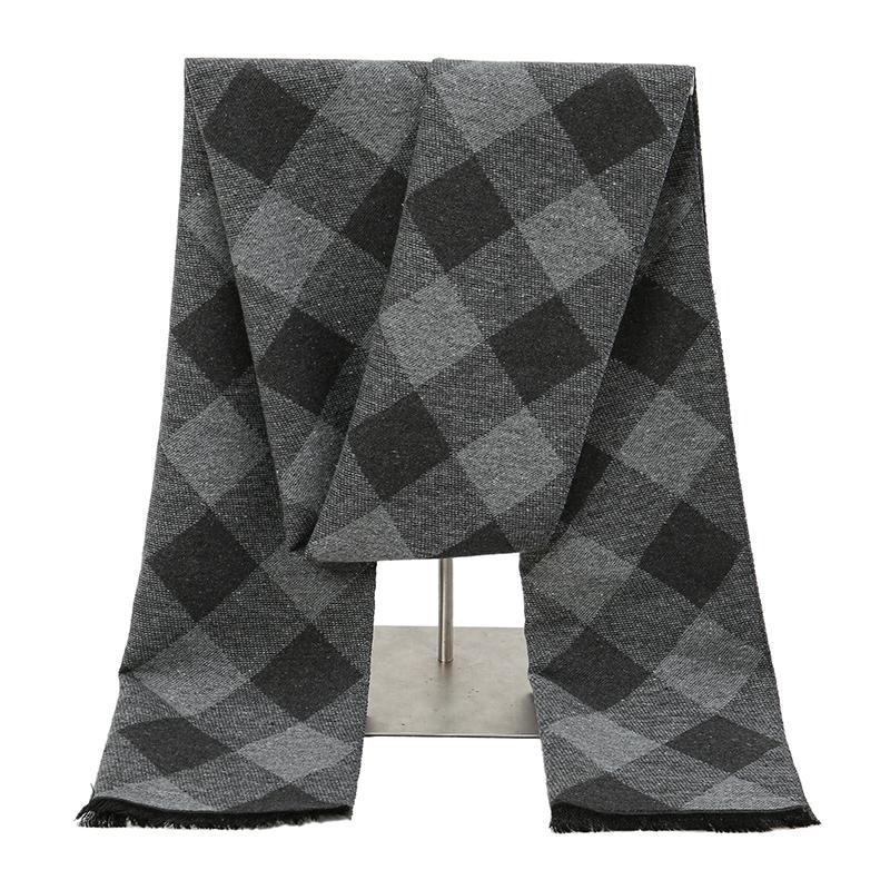 НОВЫЙ Модный Зимний Мужской Хлопковый Шарф Теплый Шейный Платок Пэчворк Полосатые Шарфы Мягкий Длинный Повседневный Мужской Буфанда Пашмина Шаль