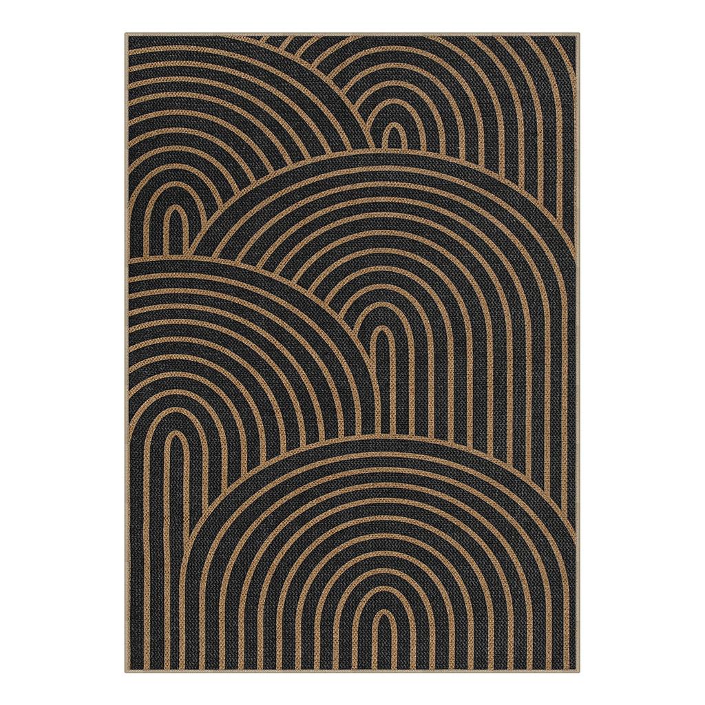 Геометрические полосы популярный декоративный ковер для спальни Арт-мода гостиная спальня большой площади ковер светлый роскошный ковер диван коврик