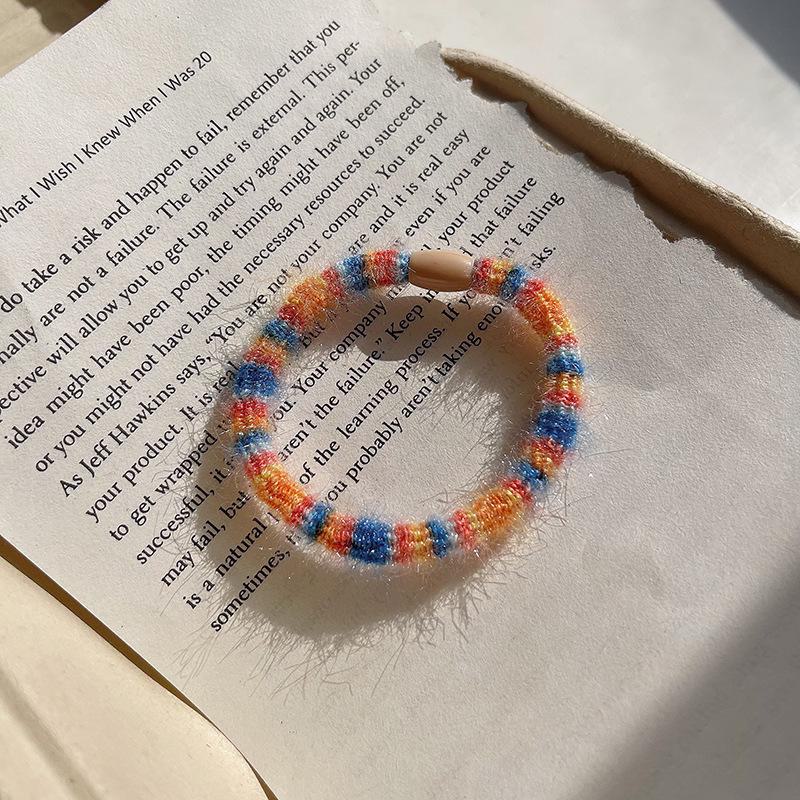 Autumn/Winter 2024 High-Elasticity Plush Hair Headband & Leather Case Set