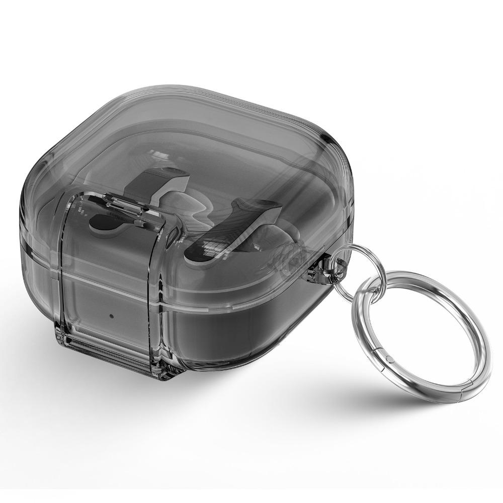 with Phone Stand Earphone Case Transparent Earbuds Cover for Samsung Galaxy Buds4/4pro Travel