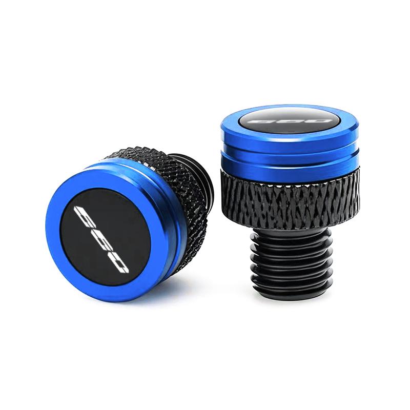 For Triumph Street Triple 765 RS /S/R 675 Trident 660 Tiger 900 GT 800 1200 CNC Motorcycle Mirror Hole Plug Screw Bolts Cover