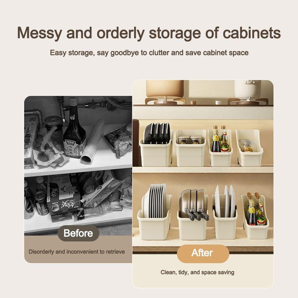 С Колесами Ящик для Хранения Разного Пластиковый Органайзер для Кухонного Шкафа