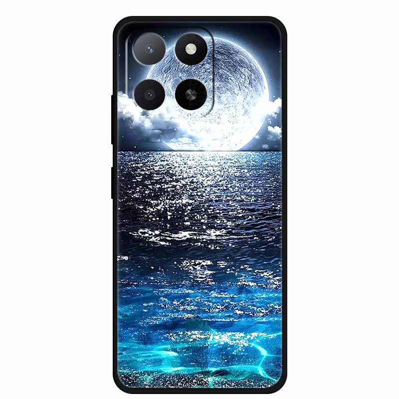 Чехол для ZTE Blade A55 A35 Животные Мягкий Силикон ТПУ Чехлы для Телефона Задняя Крышка для ZTE Blade A35 BladeA55 Волк Ударопрочный Крутой Capa