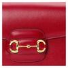 Gucci Horsebit 1955 Horsebit 1955 винтажная золотая пряжка кожаная седельная сумка на плечо через плечо маленькая женская красная