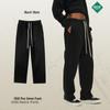 2024 Autumn/Winter Men's Thick 350g Velvet Straight-Leg Loose Casual Sports Trousers