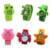 Новые детские подарочные 3D кварцевые наручные часы Cute Frog Digital Slap Watch