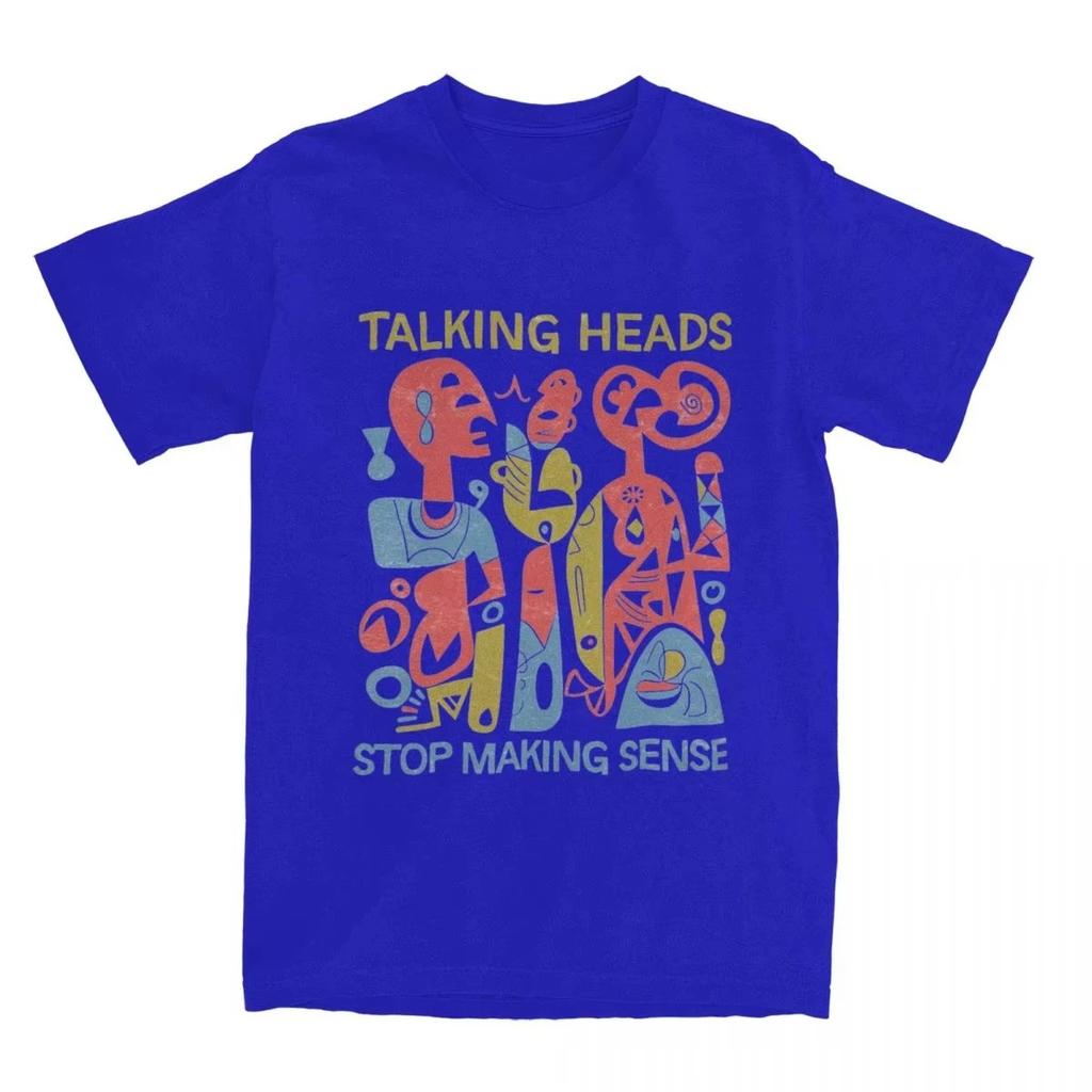 Talking Heads Stop Making Sense Stuff T-Shirt Rock Band Casual Cotton Summer Cotton Men's Women Top Tee Short Sleeve Streetwear