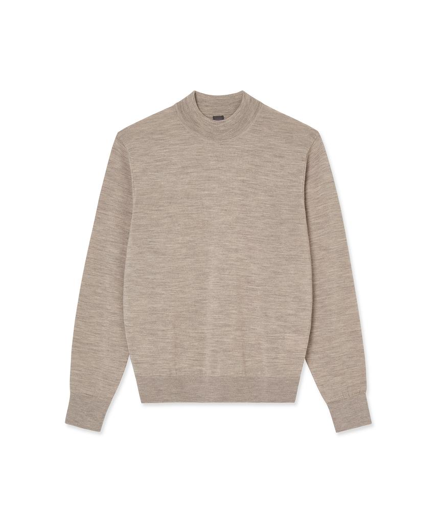 IOLO Royal Semi Mock Neck_Beige