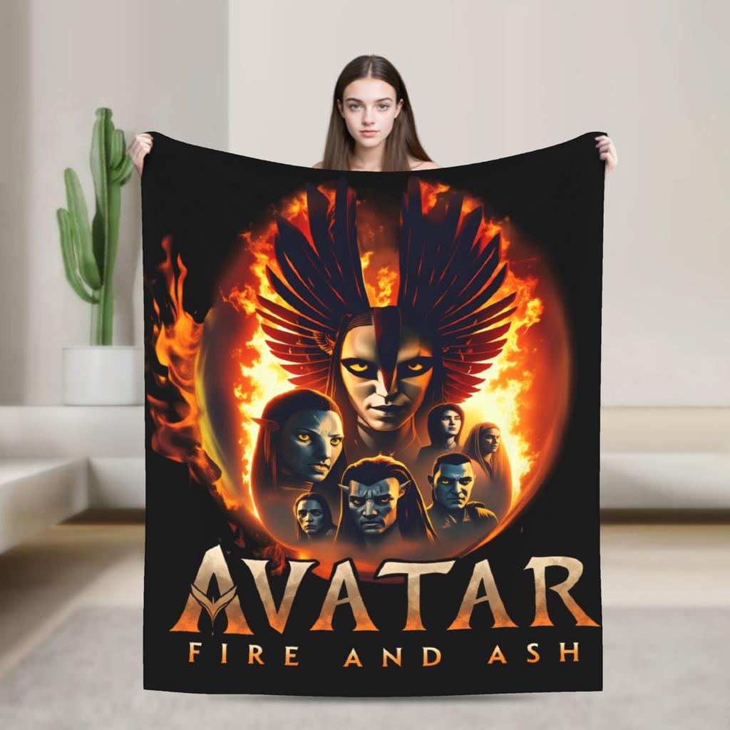 Avatar Fire and Ash Blanket Quality Warm Soft Throw Blanket Winter Boy Girl Outdoor Fashion Bedspread