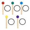 Резиновый молоток и набор уплотнительных колец для игры на поющих кристаллических чашах и звуковой медитации