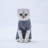 Костюм для восстановления кошек для собак, комбинезон для кошек на четыре ноги, костюм для хирургии котят, защищающий от вылизывания, боди для щенков, ткань для отлучения