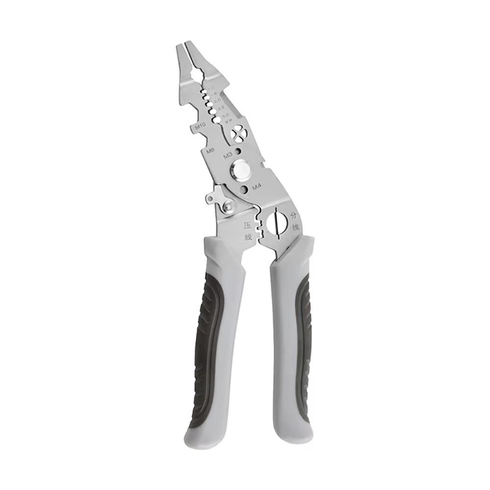 1Pcs Adjustable Wire Stripper Foldable Cable Cutting Nippers Stripping Tool  Electrician Pliers