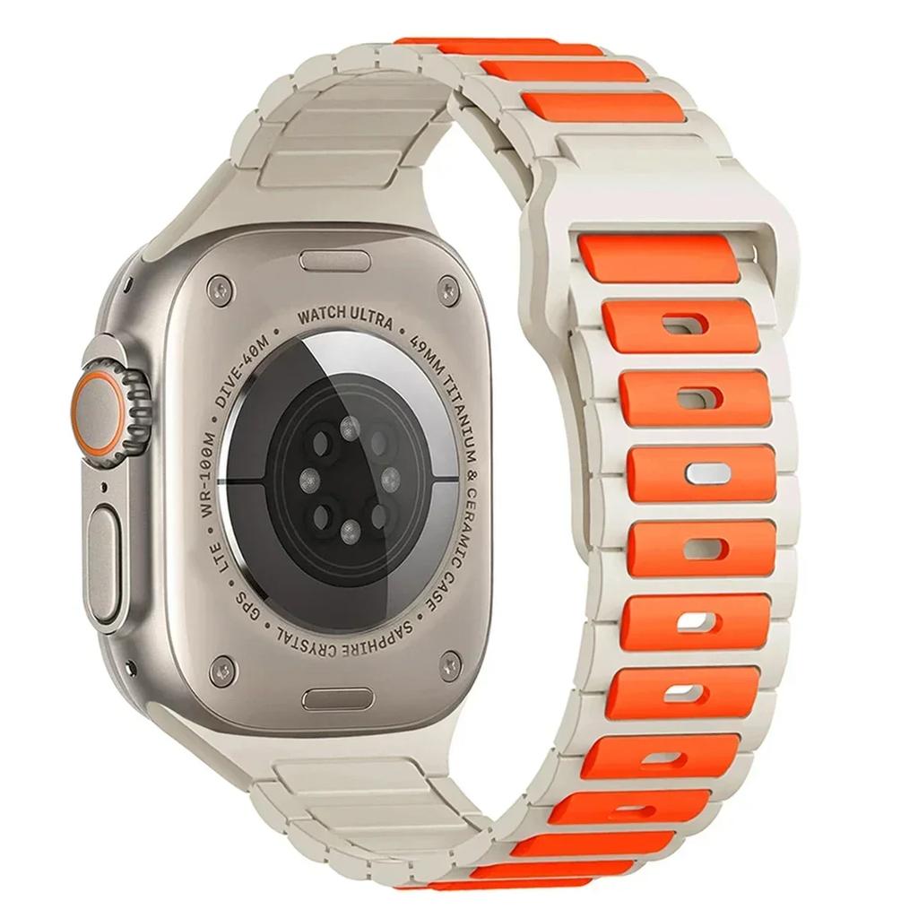 Силиконовый ремешок для Apple Watch 10, 46 мм, 45 мм, 44 мм, 49 мм, 42 мм, 40 мм, 38 мм, браслет для iWatch Series 9, 8, 7, 6, 5, SE Ultra, 2 ремешка.