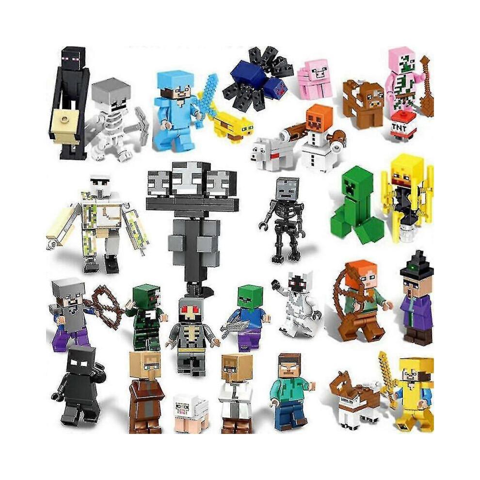 29 Pcs/set Minecraft Building Block Toys Figures Brick Kids Gift