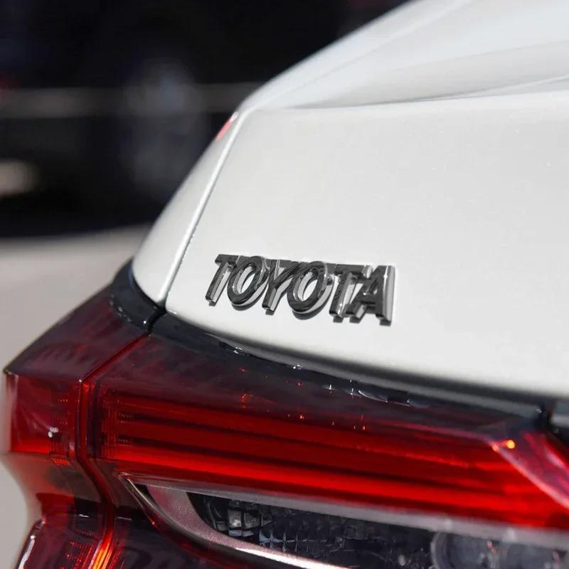 RLG3 3D ABS Car Trunk Tail Sticker Emblem Badge Decals for Toyota Corolla Camry Aygo Chr rav4 Yaris prius avensis Hrv Prado Hilux