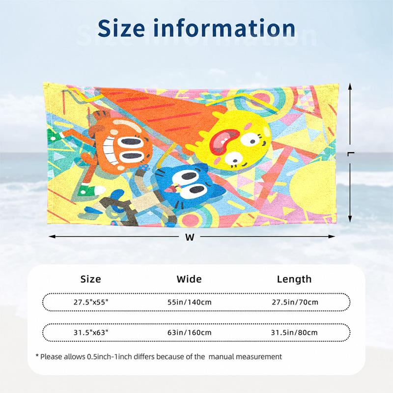 Gumball Microfiber Beach Towel Quick Dry Sand Free Lightweight Beach Towels for Travel Swimming Camping