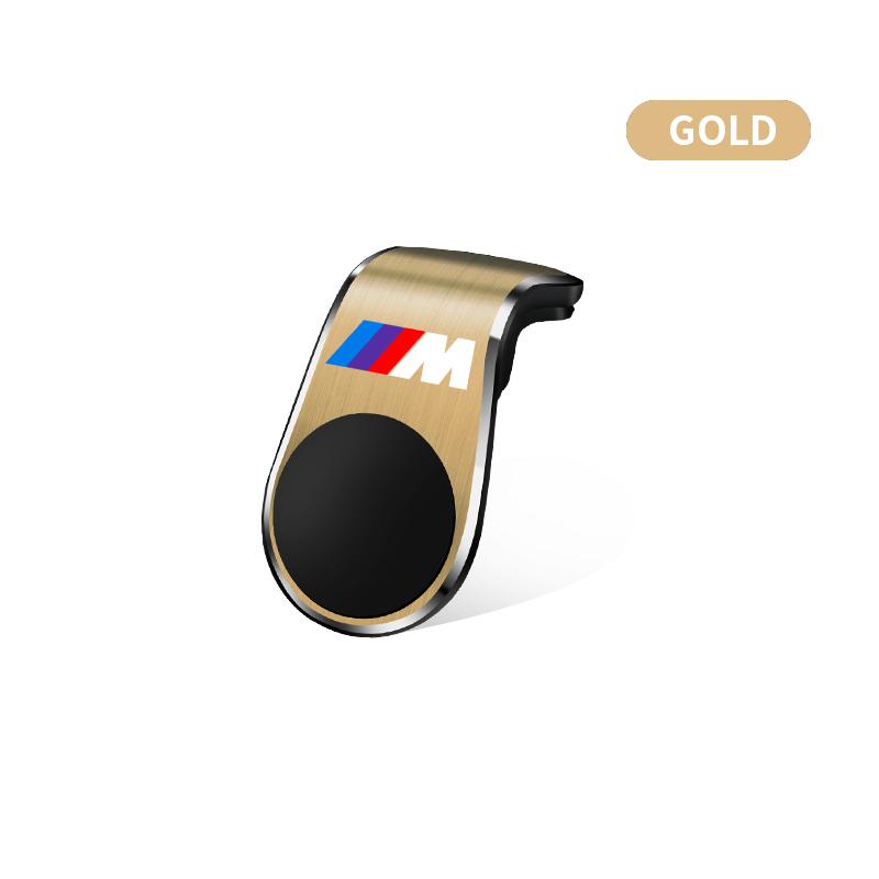 Магнитный автомобильный L-образный автомобильный держатель для телефона GPS, эмблема для BMW Performance F30 F10 E90 E46 X6 E60 E70 E36 X3 X5 X7 X2 E91