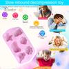 66 шт./компл. набор для изготовления игрушек-сдавливаний с формами, клеем, пигментами, украшениями, аксессуарами для детей и взрослых, набор для самостоятельной работы, сенсорная игрушка для снятия стресса