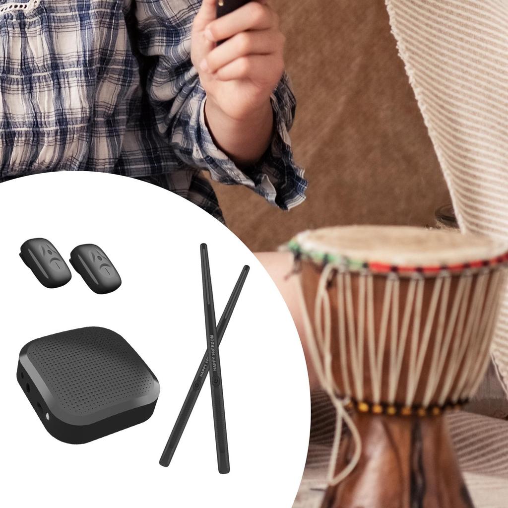 Электрический набор воздушных барабанных палочек Портативный набор воздушных барабанов Инструмент для ударных инструментов Воздух