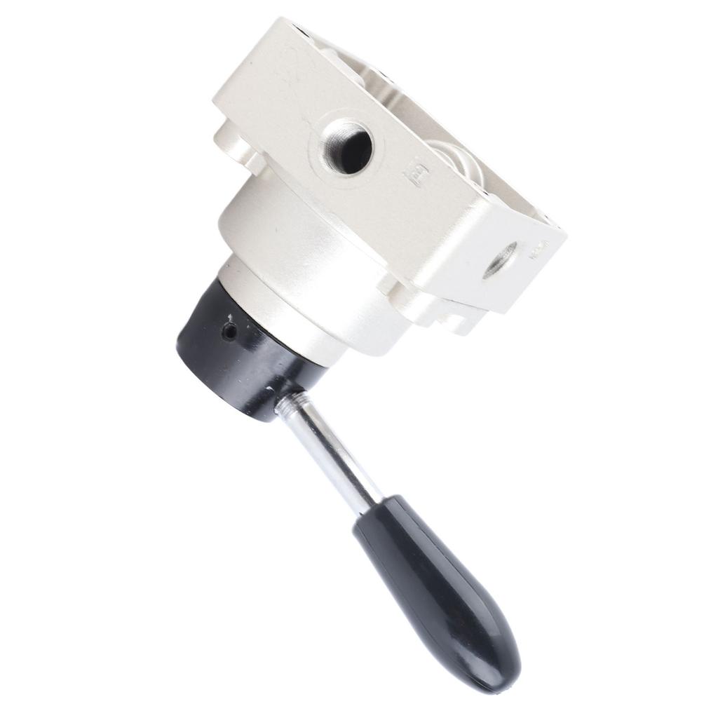 Пневматический ручной клапан с поворотным рычагом, 3 положения, 4 порта, переключатель управления потоком, аксессуар