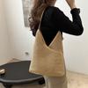 Straw Bag, Fashionable Shoulder Bag, Personalized Versatile Underarm Bag, Ethnic Style Texture Woven Women'S Bag