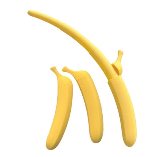 1/2/3Pcs Retractable Banana Longsword Toy 3D Printed Plastic Banana Wand Extendable Banana Stick Men Women Role-Playing Prop Toy