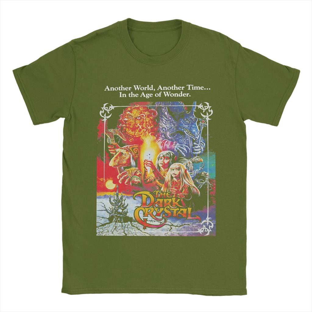 Summer The Dark Crystal Films Hipster TShirts 100 Cotton Tee Shirt for Unisex Y2K Fun Custom Logo Short Sleeve Top Tees
