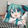 1 шт. H-Hatsunes M-Miku Наволочка Квадратная Спальня Диван Отдых Комфорт Подушка Автомобиль Гостиная Домашний Декор