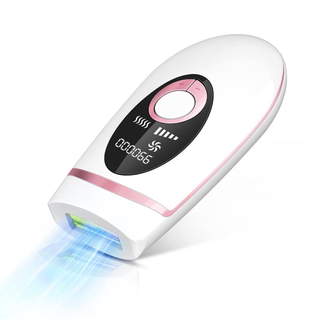 IPL Hair Removal Device with 5 Adjustable for Men and and Full and Lightweight for Home Use Salon-Grade 990,000 Flashes, Settings, Manual/Automatic,