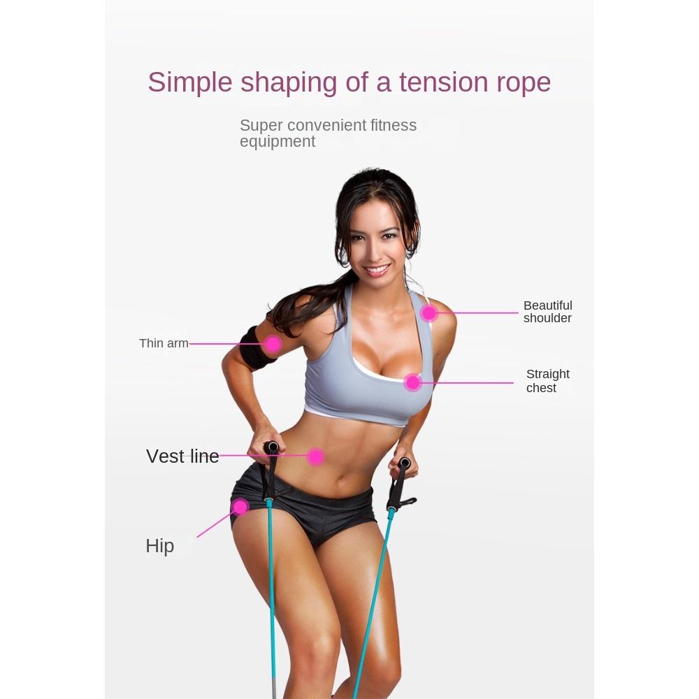 Мужской и женский фитнес-спортивный натяжной ремень, эластичный ремень, аксессуары для веревки, многофункциональная эластичная веревка, спортивная многоцветная натяжная веревка