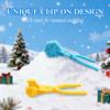 4Pcs Snowball Maker Clip For Kids Adult Heart Snowflake Duck Shape Clip Tongs for Outdoor Sand Snow Ball Mold Toys Sports Toys