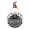 52mm Engine 4000RPM Tachometer Gauge with Hour Meter 7 Color Backlight for Truck Tractor Car RV Boat DC 9 To 32V Black