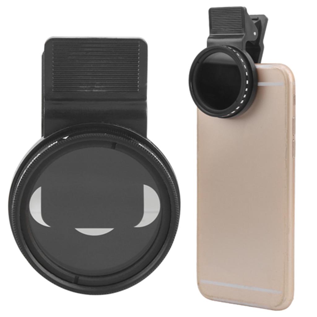 Veledge 37 мм регулируемый ND-фильтр линзы ND2‑400 нейтральной плотности для телефонов разных марок