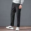 Men's Corduroy Fleece-Lined Drawstring Jogger Pants