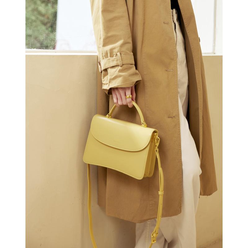 Сумки через плечо женские из спилковой кожи с простым карманом-клапаном элегантные квадратные женские сумки-мессенджеры