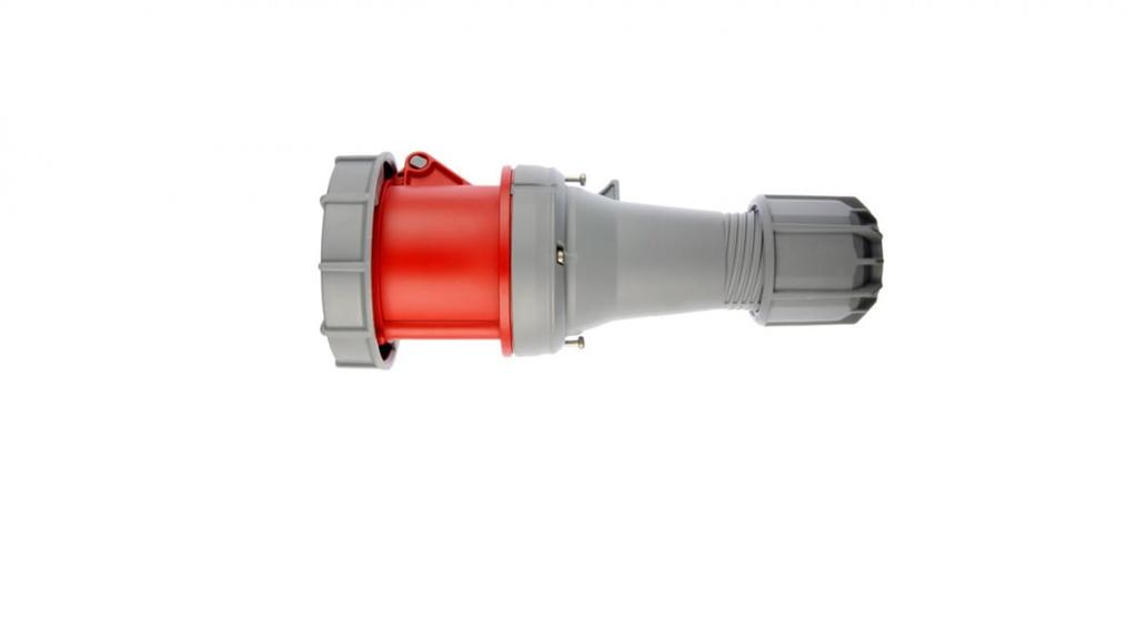 Gniazdo Przenośne 63A 5P 400V Czerwony Ip67 Power Twist 235-6