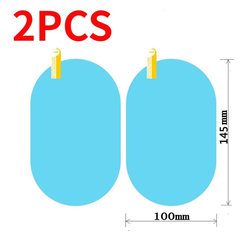 Зеркало заднего вида, набор непромокаемых пленок, оконное стекло автомобиля, грузовика, противотуманные водонепроницаемые наклейки, дождливый день, безопасное вождение, непромокаемые пленки