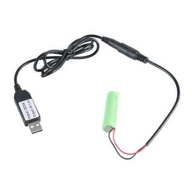 USB 5V2A к 1.5V Кабель питания с муляжом батареи для эмуляторов батарей AA LR6 для электронных игрушек, часов, термометров