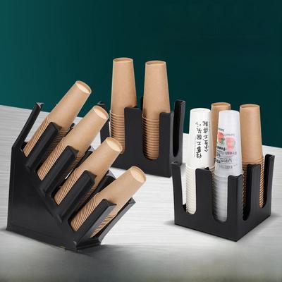 Одноразовый держатель для стакана и трубочки для кофе и молочного чая